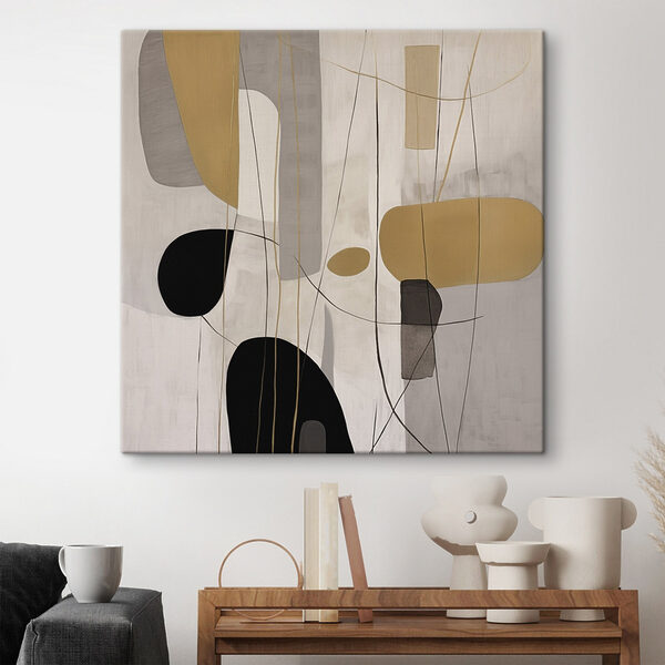 Painting of different shapes and colors Painting of different shapes and colors