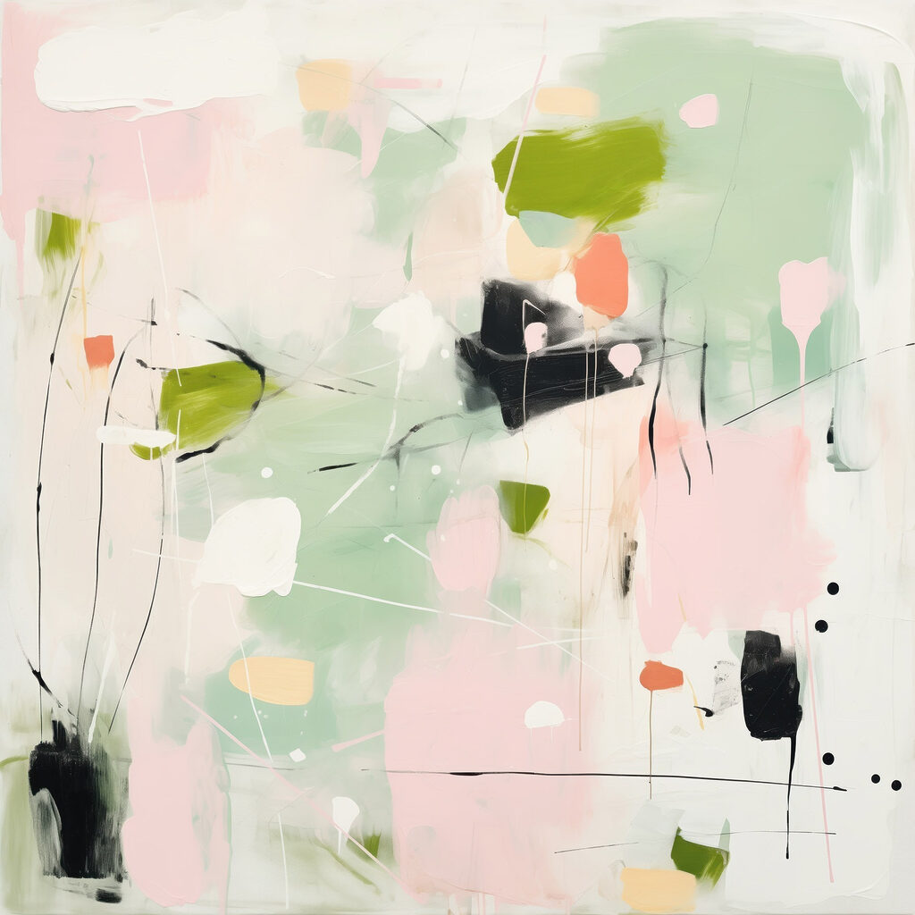 Painting of flowers and plants Painting of flowers and plants