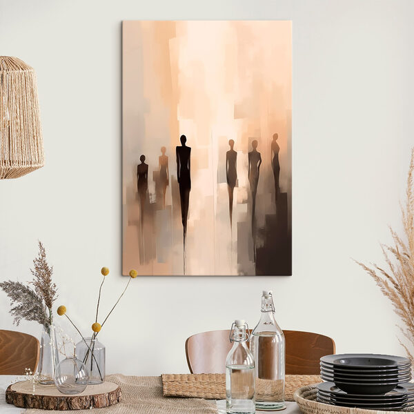 Group of people standing in a row Group of people standing in a row