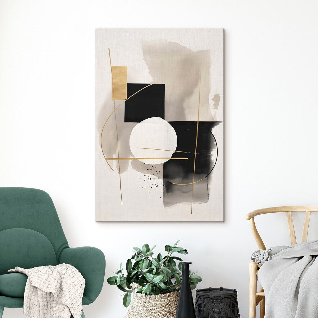 Minimalistic abstract design in neutral tones Minimalistic abstract design in neutral tones