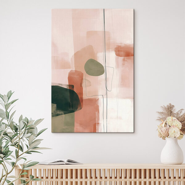 Painting of different shapes and colors Painting of different shapes and colors