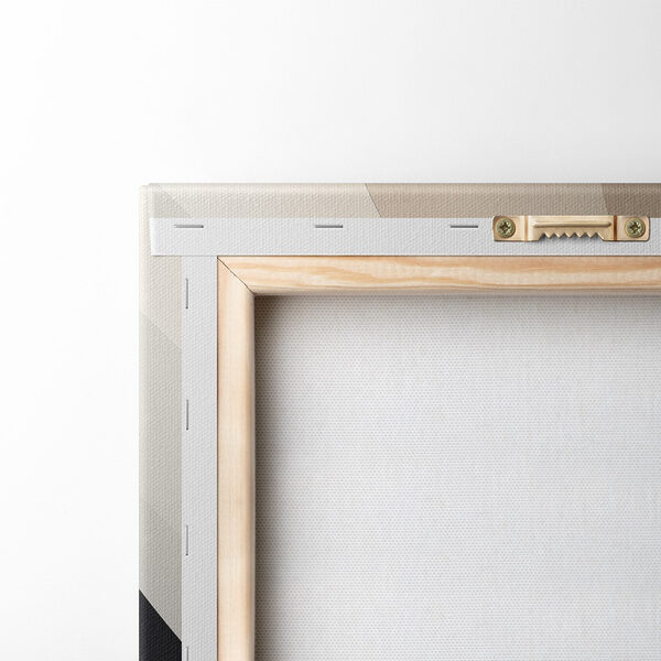 Abstract curves in soft muted tones