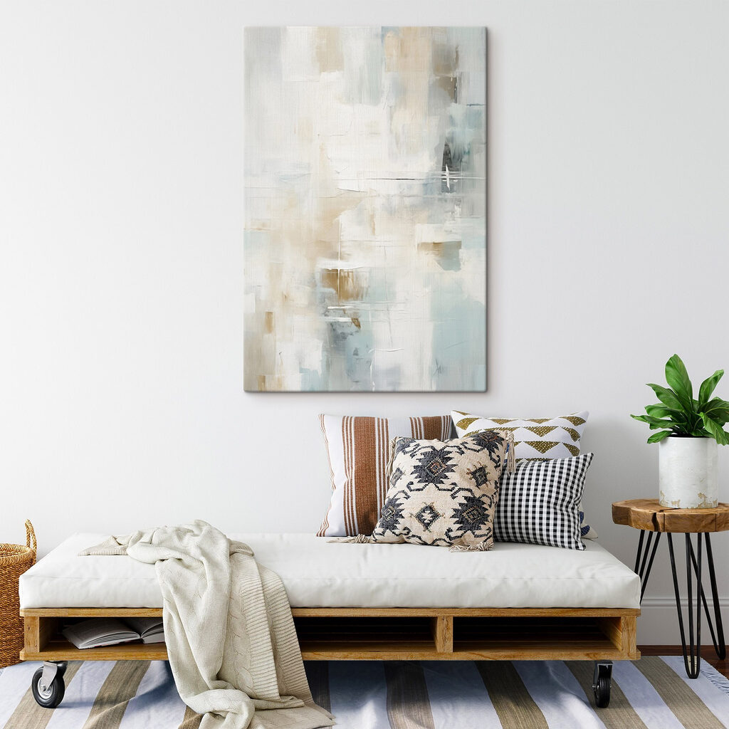 Painting of a white wall Painting of a white wall