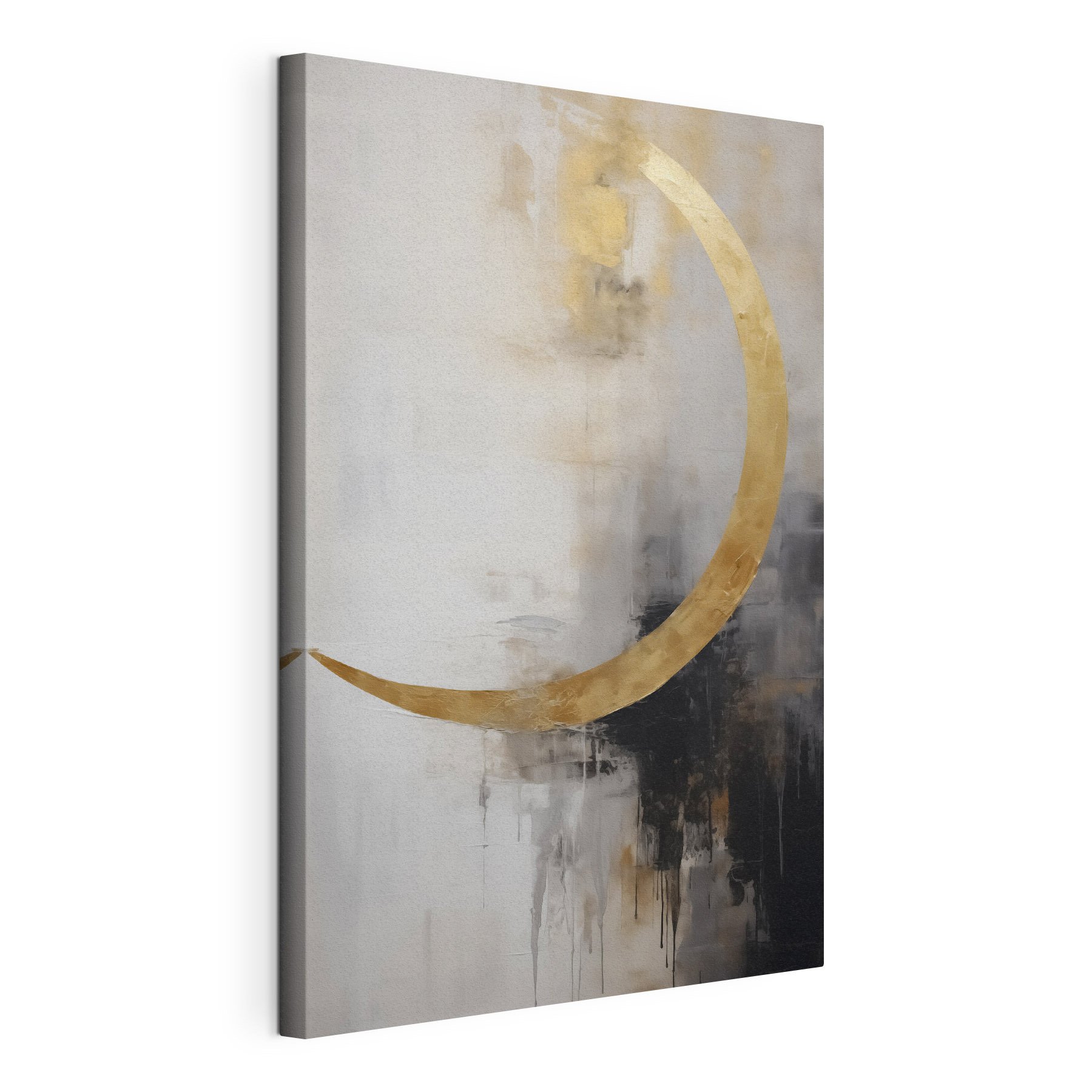 Painting of a crescent moon