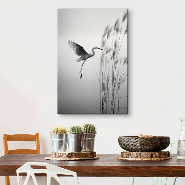 Bird flying over water Bird flying over water