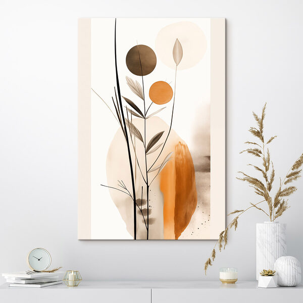 Plant with circles and leaves