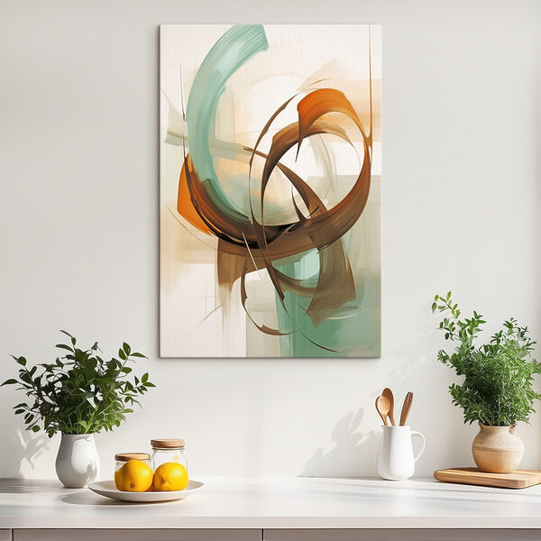Painting of a swirly circle