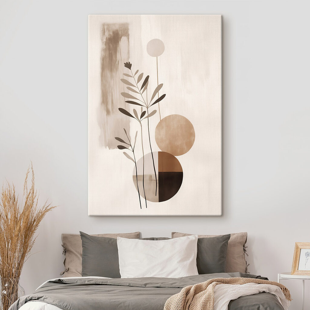 - Minimalist design with earthy tones