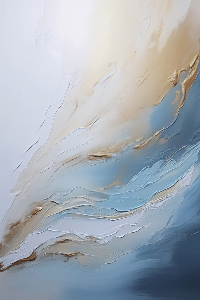 Blue and white painting Blue and white painting
