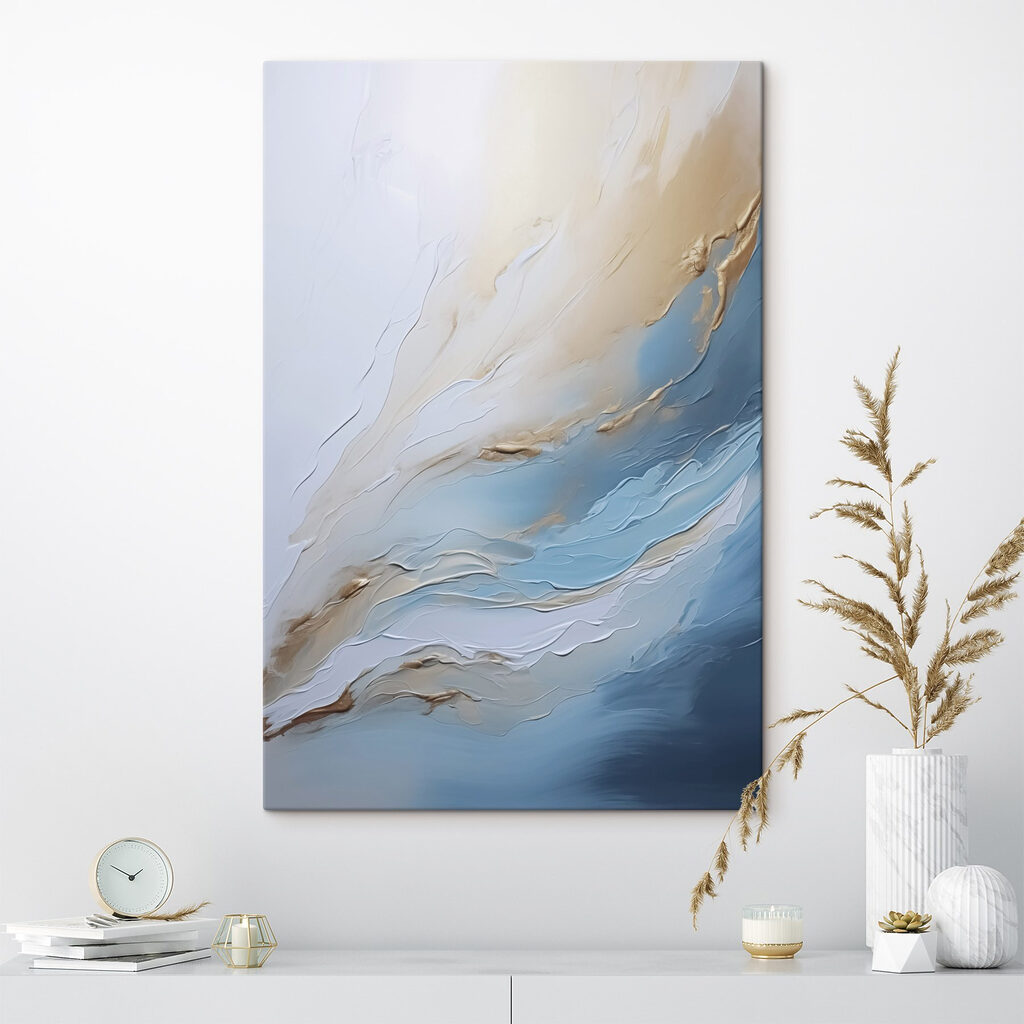 Blue and white painting Blue and white painting
