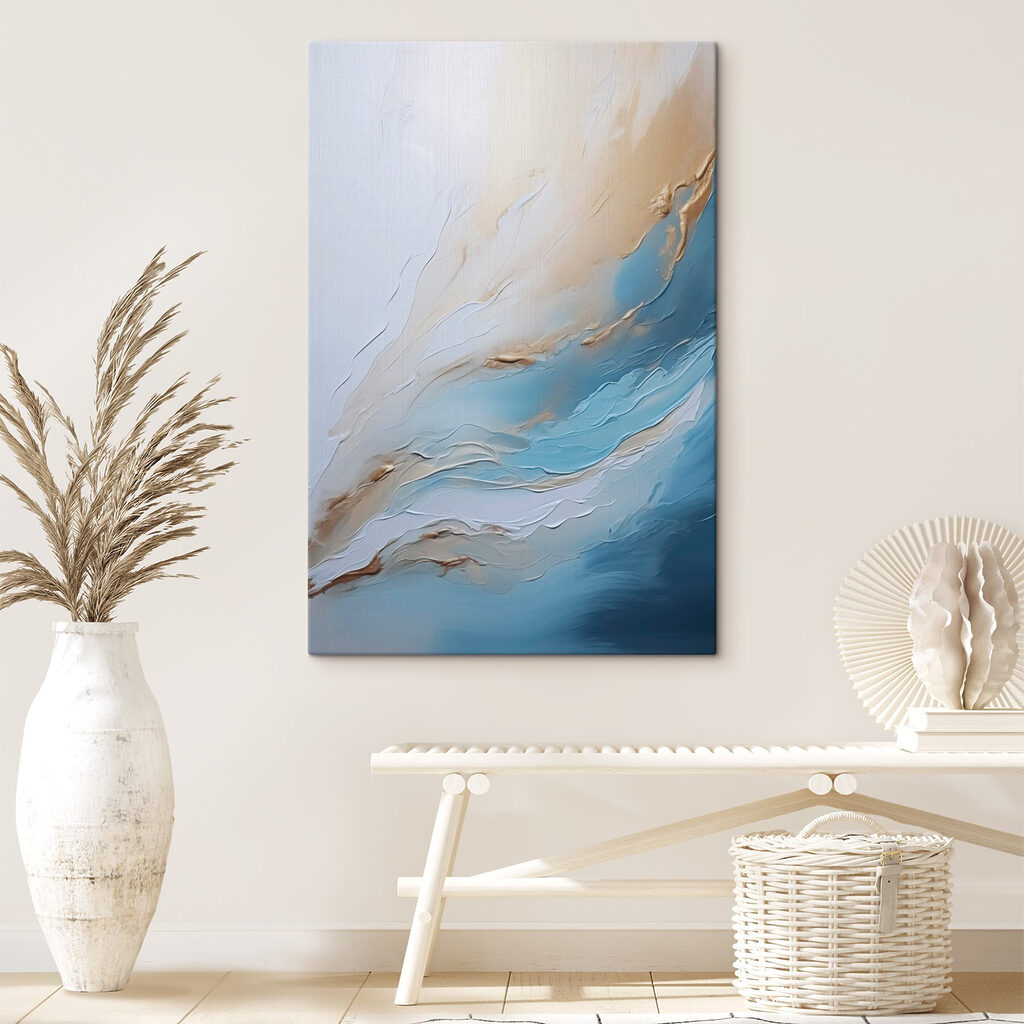 Blue and white painting Blue and white painting