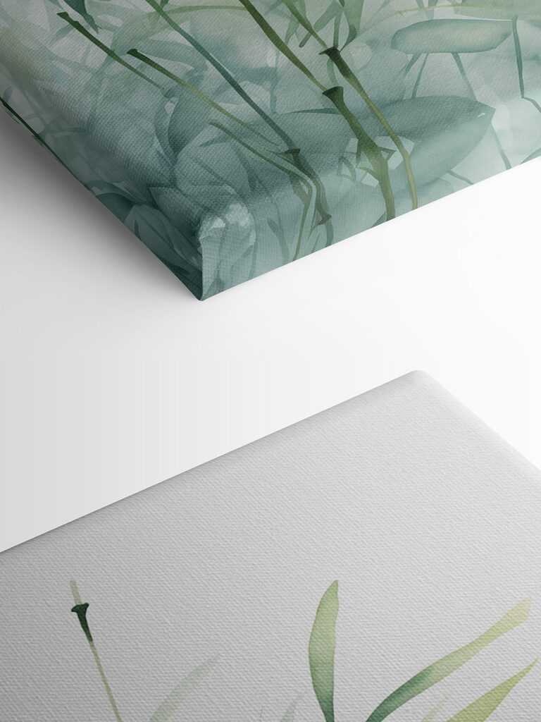 Watercolor painting of a plant