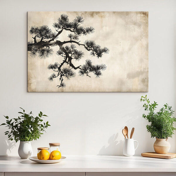 Tree with needles on it