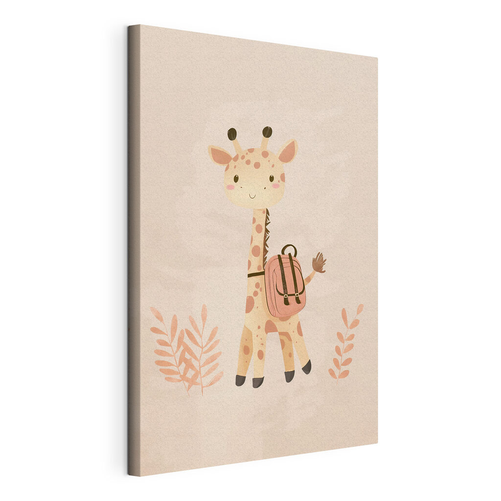 Giraffe with a backpack Giraffe with a backpack