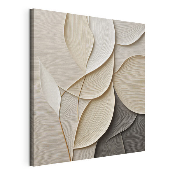 Canvas print Soft curves and gentle lines blend