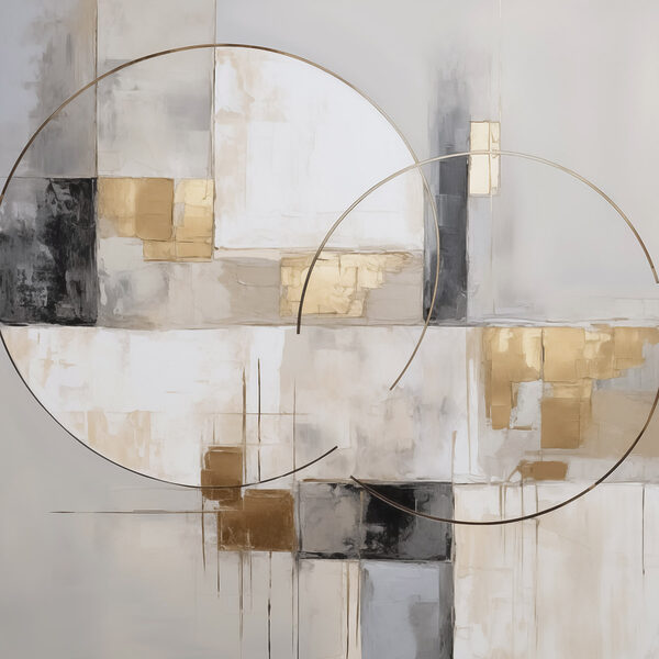 Abstract circles in muted tones Abstract circles in muted tones