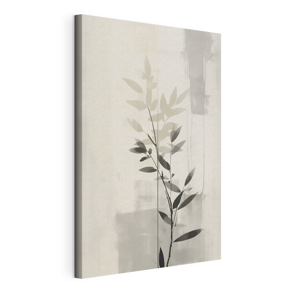 Plant with leaves on it