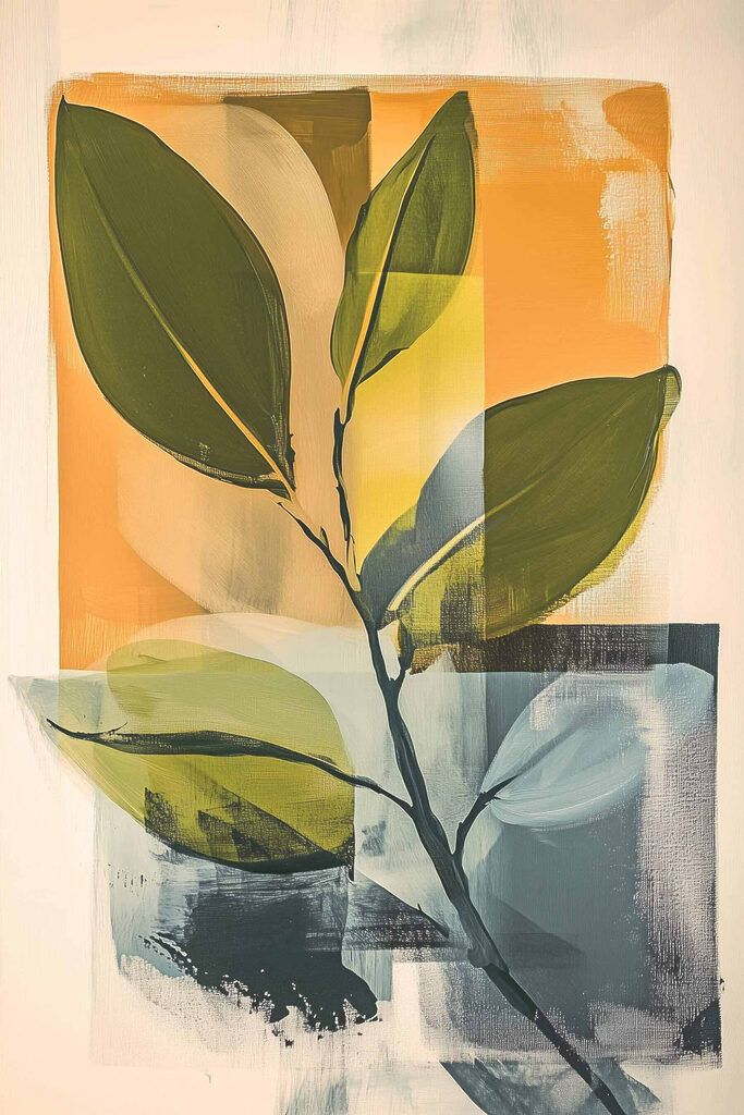 Painting of a plant
