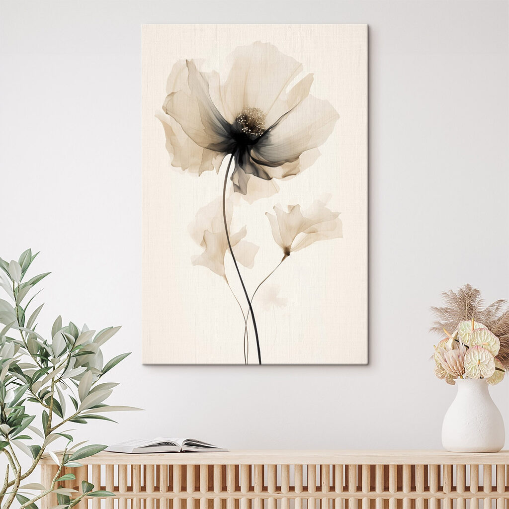 Flower with transparent petals