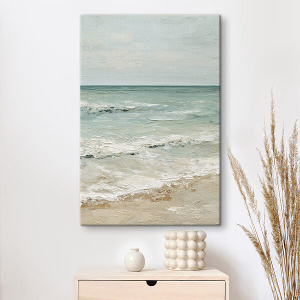 Beach with waves and sand Beach with waves and sand