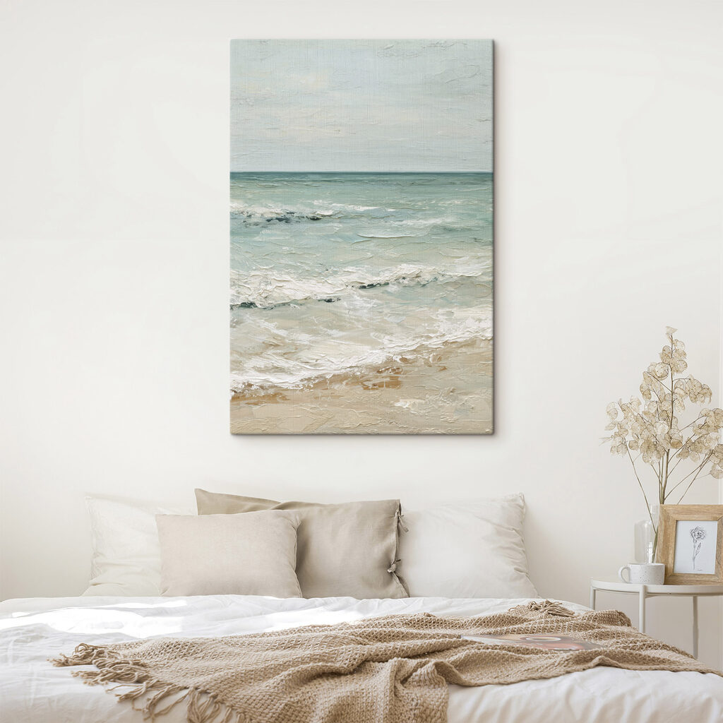 Beach with waves and sand Beach with waves and sand