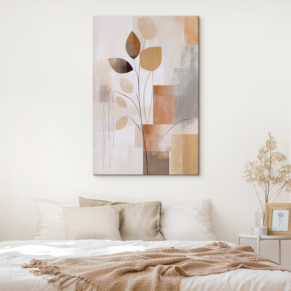 Painting of a plant with leaves Painting of a plant with leaves