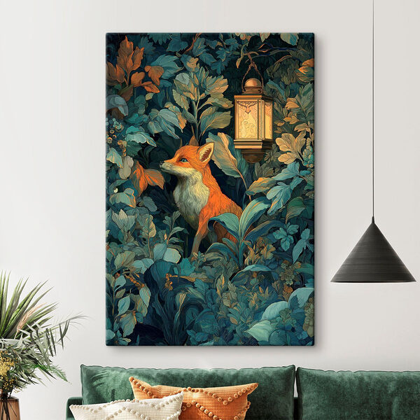 Obraz Canvas print Fox in the woods (SKU: s47107) Obraz Obraz Canvas print Fox in the woods (SKU: s47107)