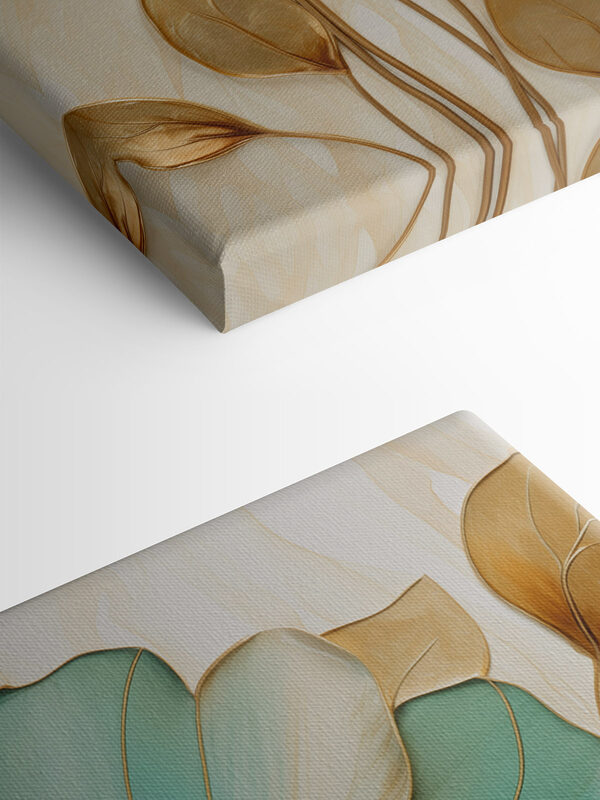 Floral art with elegant design elements