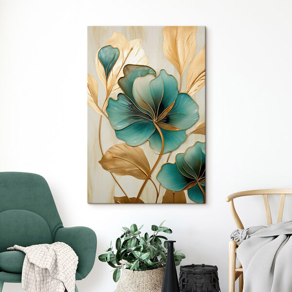 Obraz Elegancka kompozycja kwiatowa w żywych barwach (SKU: s47419) Obraz Obraz Elegancka kompozycja kwiatowa w żywych barwach (SKU: s47419)