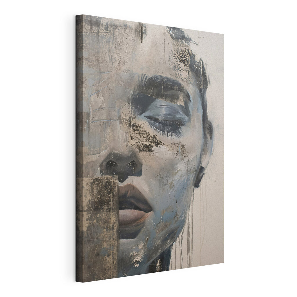 Painting of a man's face