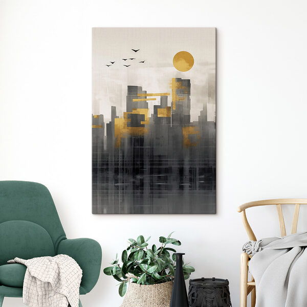 Obraz Obraz przedstawiający miasto (SKU: s47683) Obraz Obraz Obraz przedstawiający miasto (SKU: s47683)