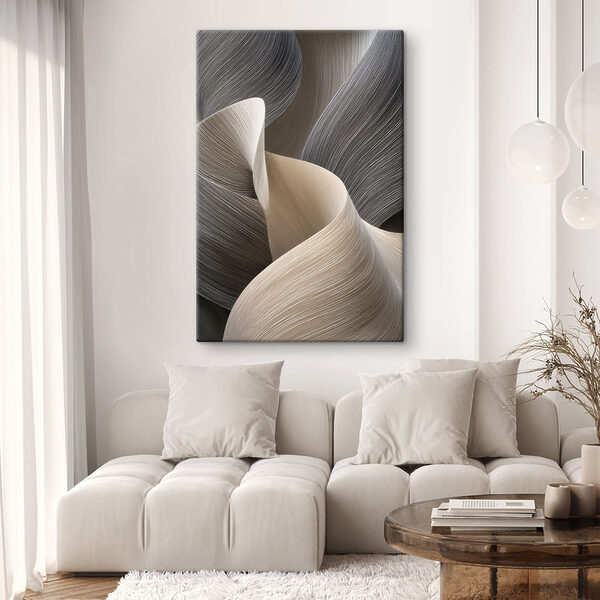 Flowing lines in subtle hues Flowing lines in subtle hues