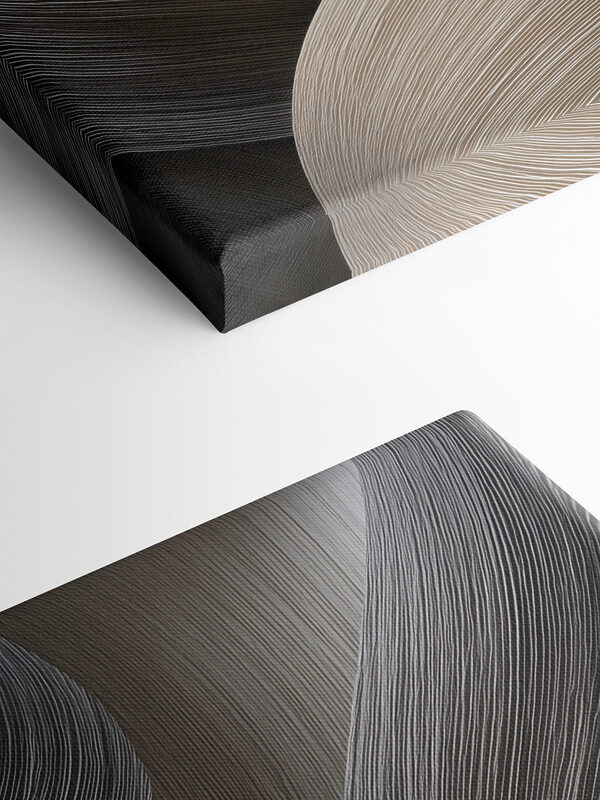 Flowing lines in subtle hues Flowing lines in subtle hues