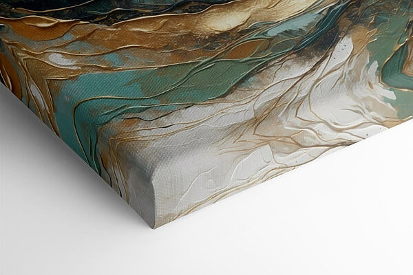 Dynamic swirls of color and texture