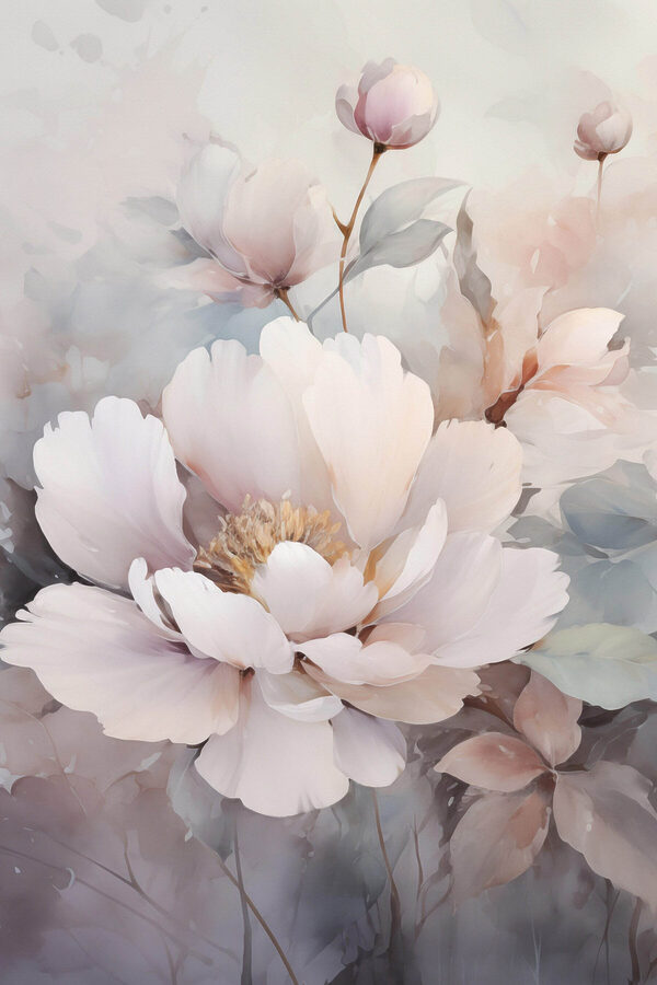 Painting of a flower Painting of a flower