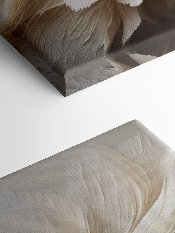Soft layers create a gentle flow
