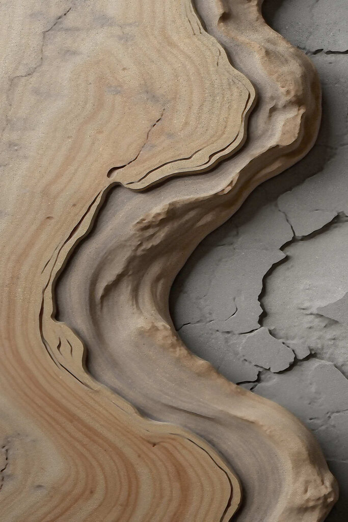 Natural curves in layered materials