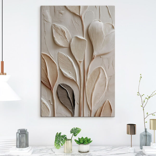 Natural elegance captured in textured form Natural elegance captured in textured form