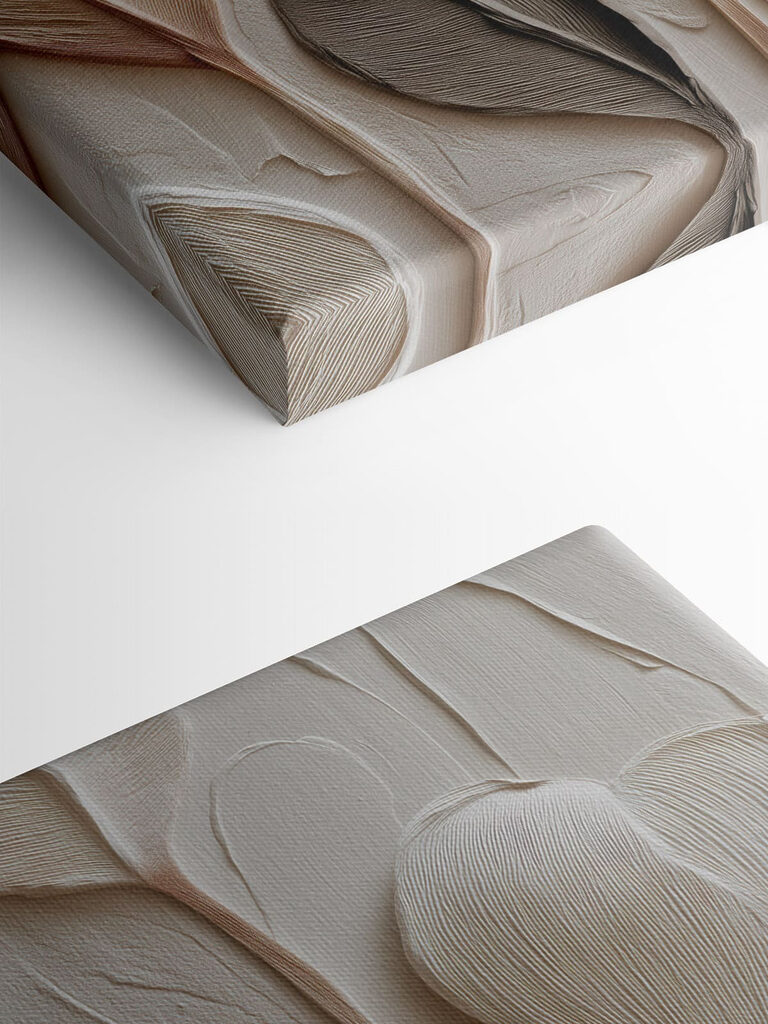 Natural elegance captured in textured form Natural elegance captured in textured form