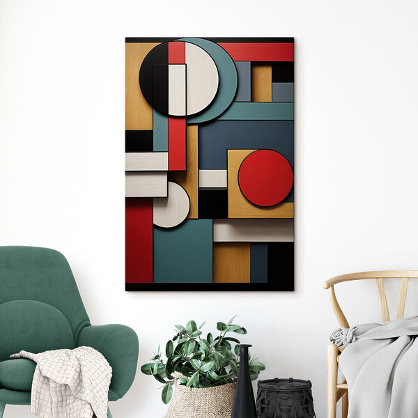 Obraz Kolorowy wzór geometryczny (SKU: s47875) Obraz Obraz Kolorowy wzór geometryczny (SKU: s47875)