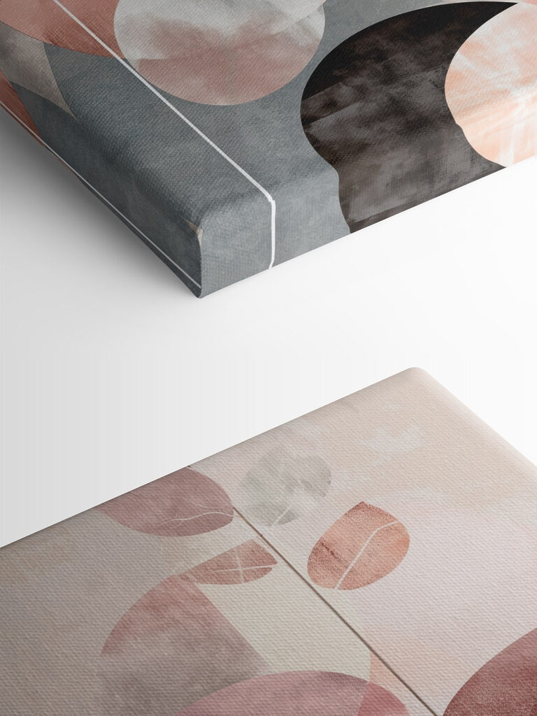 Soft hues in a modern design Soft hues in a modern design