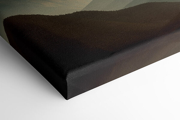 Mountain range with fog Mountain range with fog