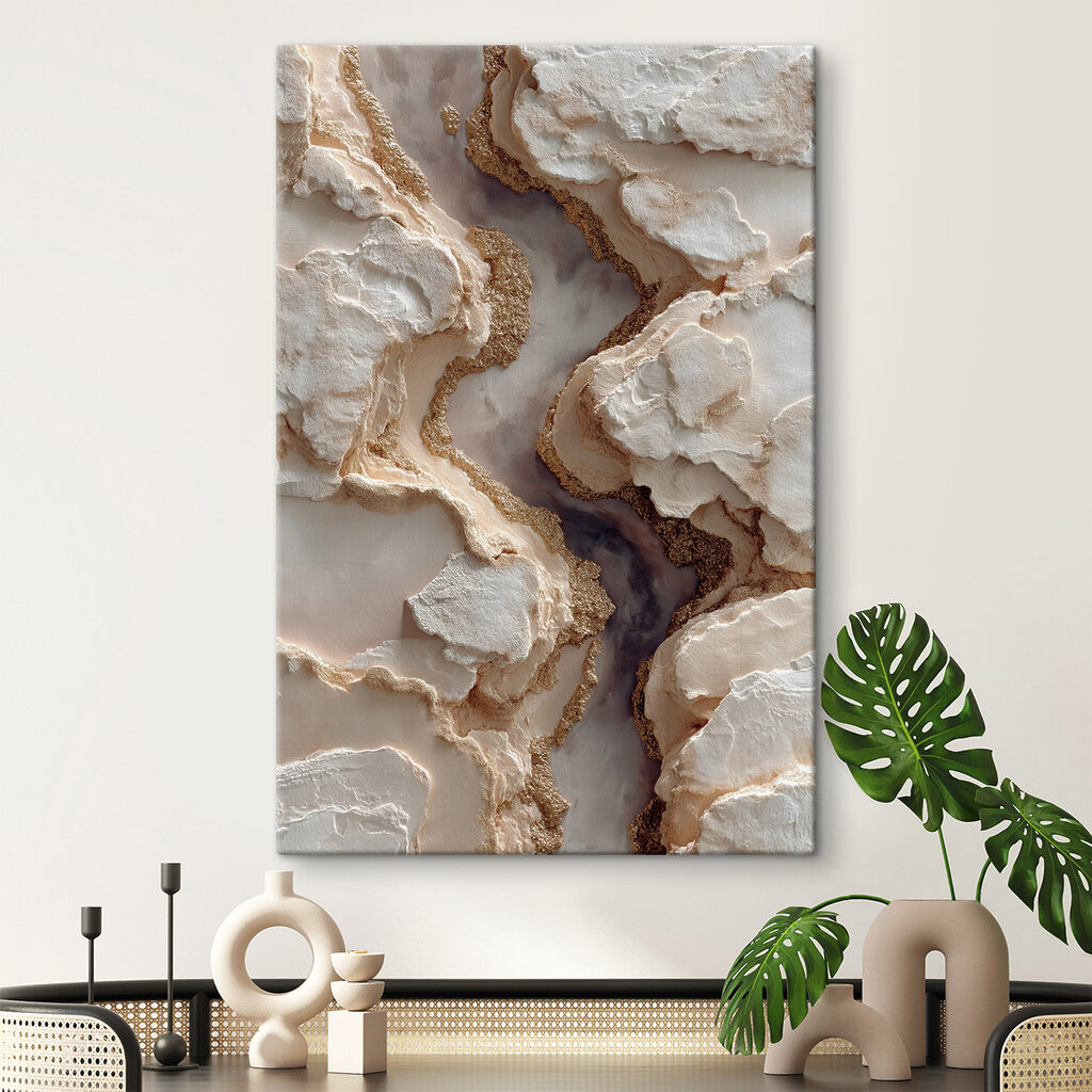- Natural patterns in sandy terrain