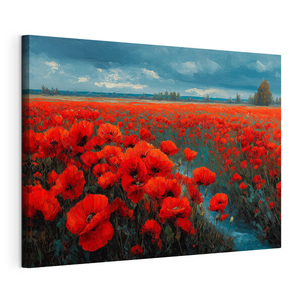 Obraz Pole czerwonych kwiatów (SKU: s49631) Obraz Obraz Pole czerwonych kwiatów (SKU: s49631)