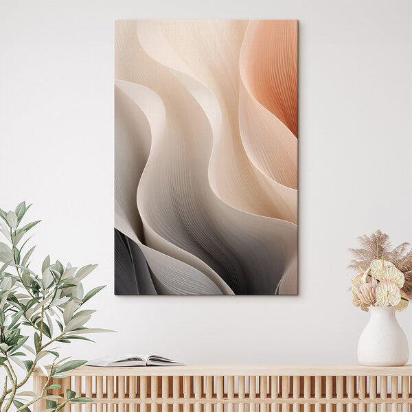 Soft waves of color and form Soft waves of color and form