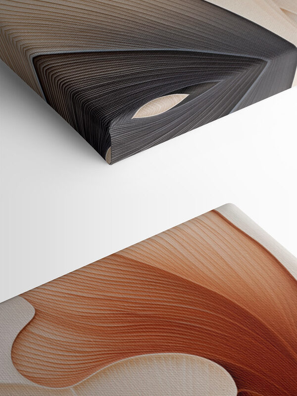 Vibrant flow of organic shapes