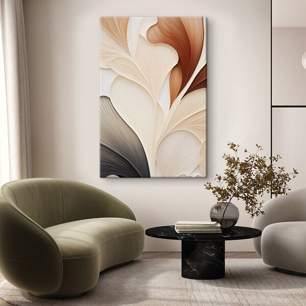 Vibrant flow of organic shapes
