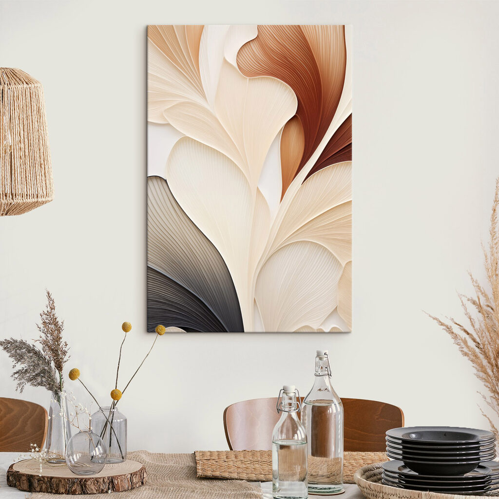 Vibrant flow of organic shapes