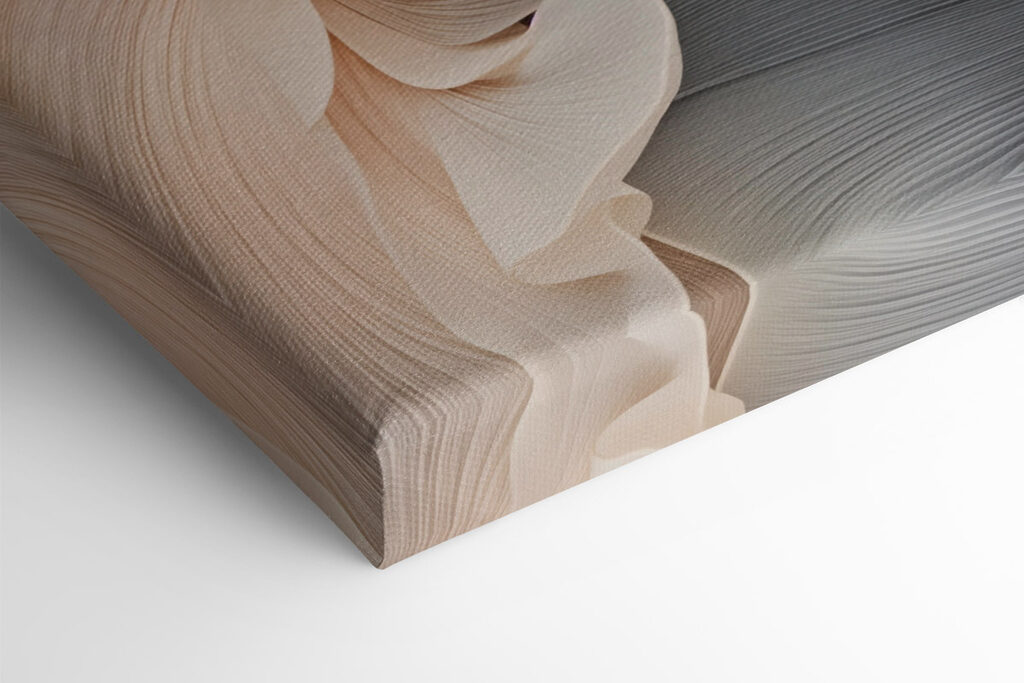 Soft petals in flowing waves
