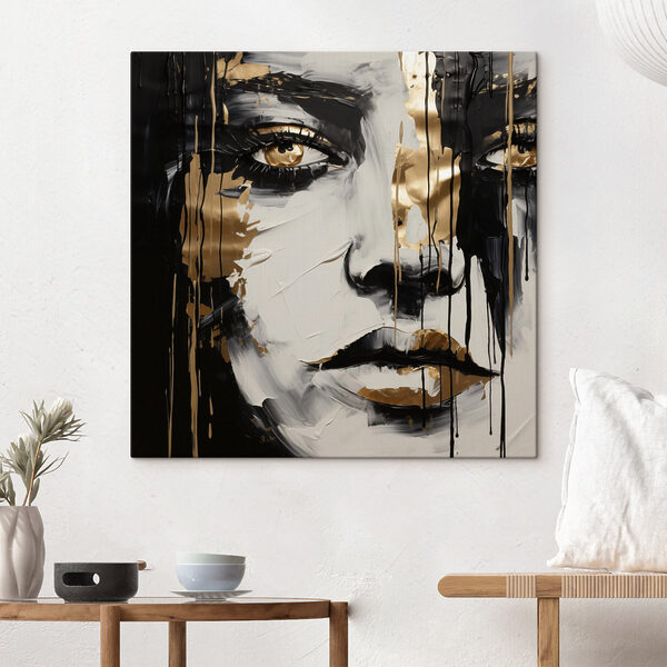 Obraz Wyrazisty portret w kontrastowych barwach (SKU: s49442) Obraz Obraz Wyrazisty portret w kontrastowych barwach (SKU: s49442)
